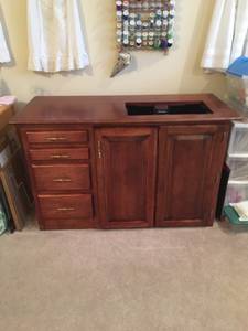 Cherry Sewing Machine cabinet (Byhalia)