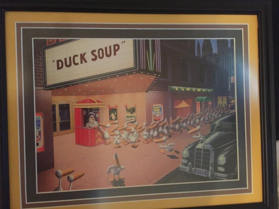 Michael Bedard 'Duck Soup' Framed