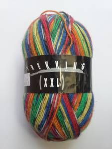 Zitron Trekking XXL Sock Yarn, Rainbow, Wool/Nylon, 459 yards (Hopkins)