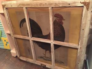 Rooster wall decor 36 x 38 (White Plains)