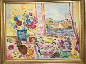 Large Oil On Canvas - framed & signed (Reisterstown)