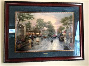 Thomas Kinkade Large Painting (Memphis)