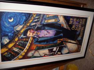 1998 New Orleans Jazz Fest Print(Framed) (Lebanon)