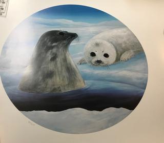 Harp Seals by Wyland