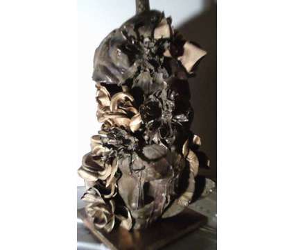 Bronze Cast Violin Sculpture
