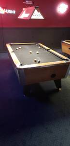 Coin operated pool table (Louisville)
