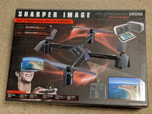 Sharper Image FPV Streaming Large Drone w/ VR Headset DX-4 (NKY/CINCI)