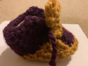 Hand Knitted baby booties
