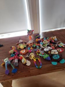 Lot of Baby Friendly Rattles and Small Toys (Unadilla)