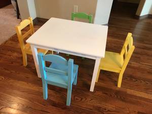 Kids Table and Chairs (73025)