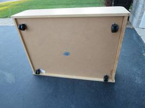 Underbed / under crib wood storage drawer on casters (Huntley IL or Crystal