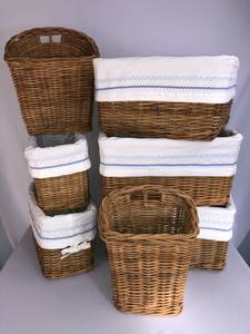 Set of Pottery barn kids Sabrina changing table baskets with liners (New Berlin)