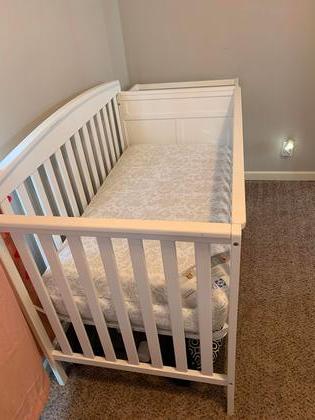Baby crib and double stroller