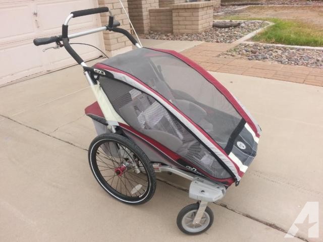 Chariot CX 2 Multi-Sport Double Child Carrier w/Stroller & Bike Kit