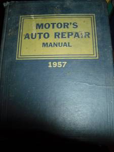 MOTORS AUTO REPAIR manual 1957 (garden city)
