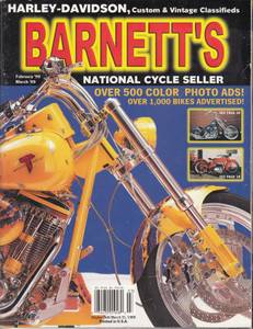 BARNETT'S HARLEY-DAVIDSON custom & vintage classifieds magazine (Chaparral)