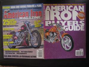AMERICAN IRON MAGAZINE & BUYERS GUIDE BOTH 2001 (Chaparral)