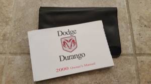 2000 Dodge Durango Owner's Manual (Roseville)