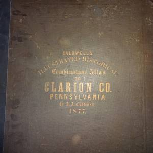 Original 1877 Clarion County Atlas (Titusville)