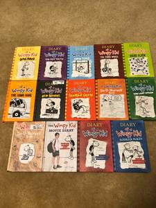 14 Diary of a Winpy Kid books