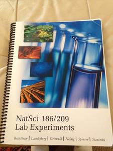 NatSci 186/209 lab experiments