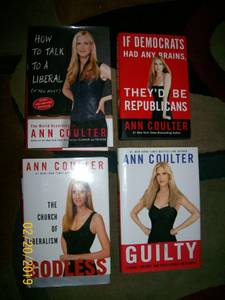 4 Ann Coulter books (roanoke)