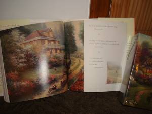 BRAND NEW Beautiful Thomas Kinkade Book, Photo Album, Box ofNote Cards