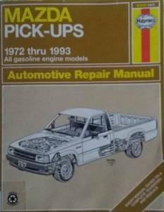 Mazda Pickup 72-93 Haynes Repair Manual (Hope, AR)