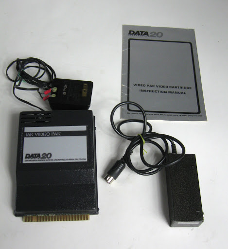 Commodore VIC-20 Data20 16k Video Pack Cartridge + Manual RF