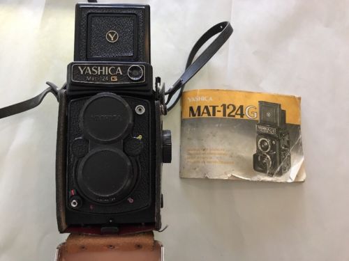 NEAR MINT]Yashica Mat-124 G. Japan. Manual/booklet. Case.