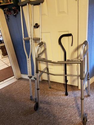 Walker, Crutches and Cane