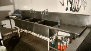 semi-trailer,grease trap, wood horse, triple sink (Pigeon Forge)