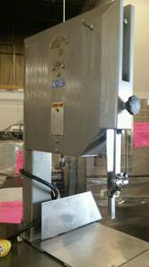 Biro Meat Saw Model 3334 and 4' x 5' Stainless Steel table (St. Paul)