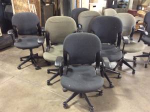 Office / Lab Rolling Desk Chairs (Maple Grove)