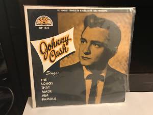 Johnny Cash Sun Sings Album (Bothell)