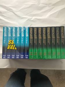14 New blank VHS tapes (Columbus)