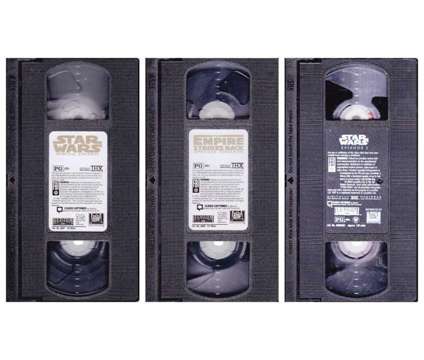 Vintage STAR WARS VHS: 3 Tape SET