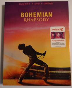 Bohemian Rhapsody Target Exclusive Blu-ray/DVD w/ Gallery Book (NW Columbus)