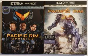 4K Discs-Pacific Rim,PR:Uprising,IT,War for Planet of the Apes-each (nw