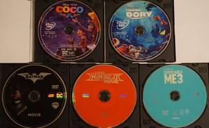 DVD's Disney Pixar'sCoco,Finding Dory,Lego Ninjago & Batman,more-each (nw