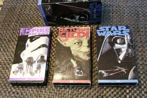 Star Wars Original Trilogy 1995 VHS Tape Box Set (Hillsboro)