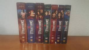 Smallville seasons 1-7 DVDs (Galveston)
