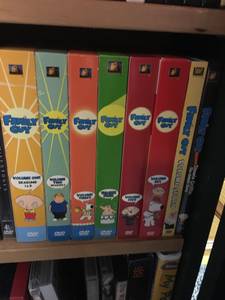 Family Guy Seasons 1,2,3,4,5,6,7 BRAND NEW CHEAP!! (broomall pa)