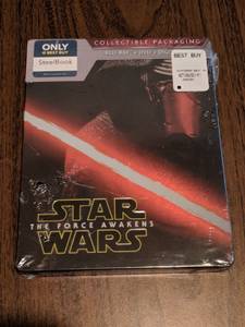 Star Wars The Force Awakens Steelbook Blu-ray + DVD Bluray **New** (Rancho