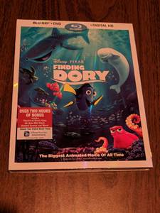 Disney Pixar Finding Dory Blu-ray + DVD Bluray **New** (Rancho Bernardo / Mira