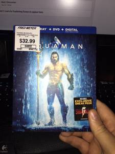 Aquaman Blu Ray - Brand new! (Gualala)
