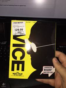 Vice movie Blu Ray (Gualala)