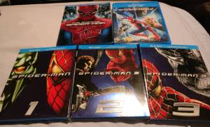 Spider-Man 1, 2, & 3 + Amazing Spider-Man 1 & 2 Blu-Ray (Rochester Hills)