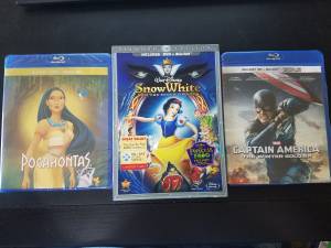 3 New unopened Blu-ray movies (Mandarin)