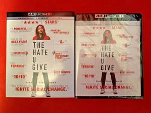 The Hate U Give (4K Ultra HD Blu-Ray UHD + Blu-Ray Disc) w/ slipcover